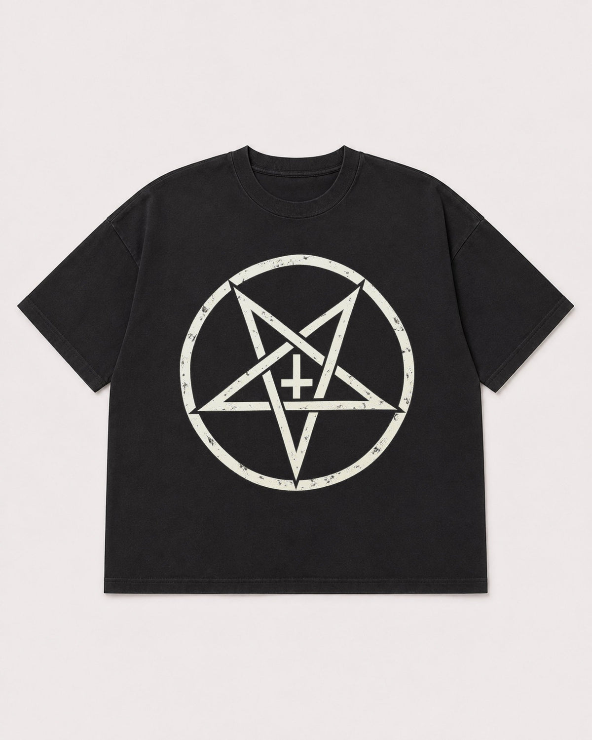 Mockup Boxy Heavyweight Tee Black product
