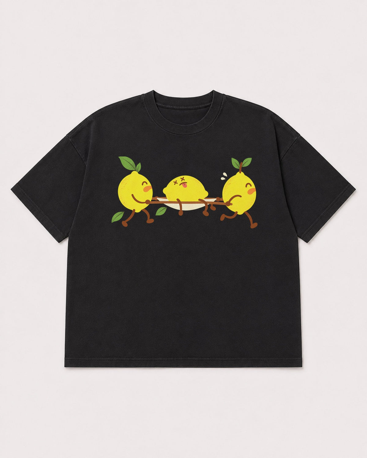 Mockup Boxy Heavyweight Tee Black product