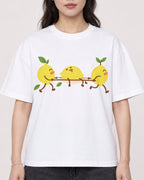 Mockup Boxy Heavyweight Tee White female close-up 03