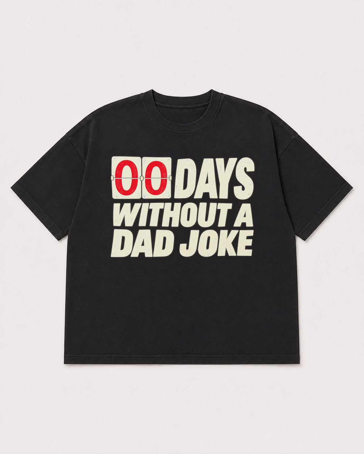 Mockup Boxy Heavyweight Tee Black product