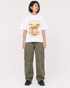 Mockup Boxy Heavyweight Tee White female full-body 32