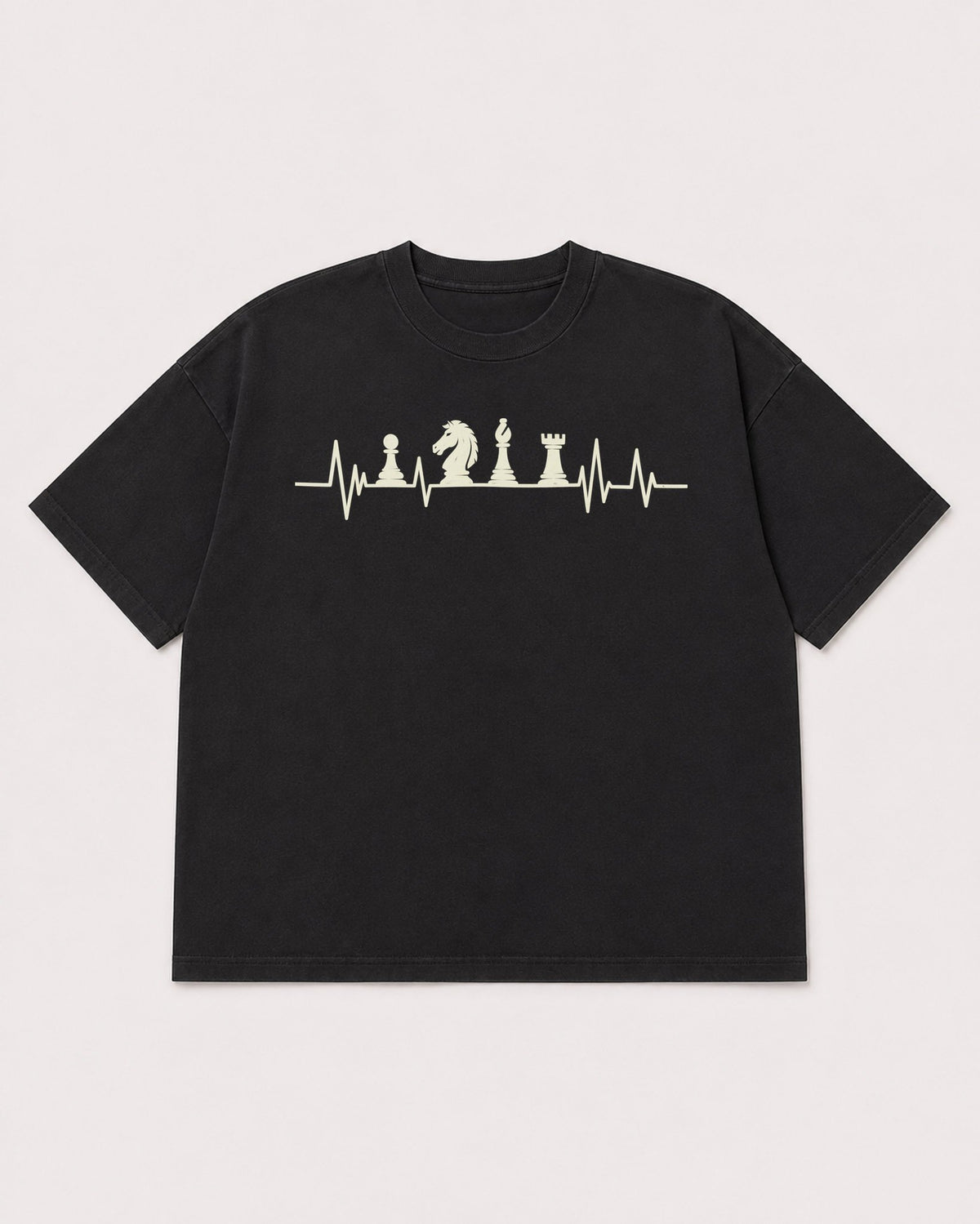 Mockup Boxy Heavyweight Tee Black product