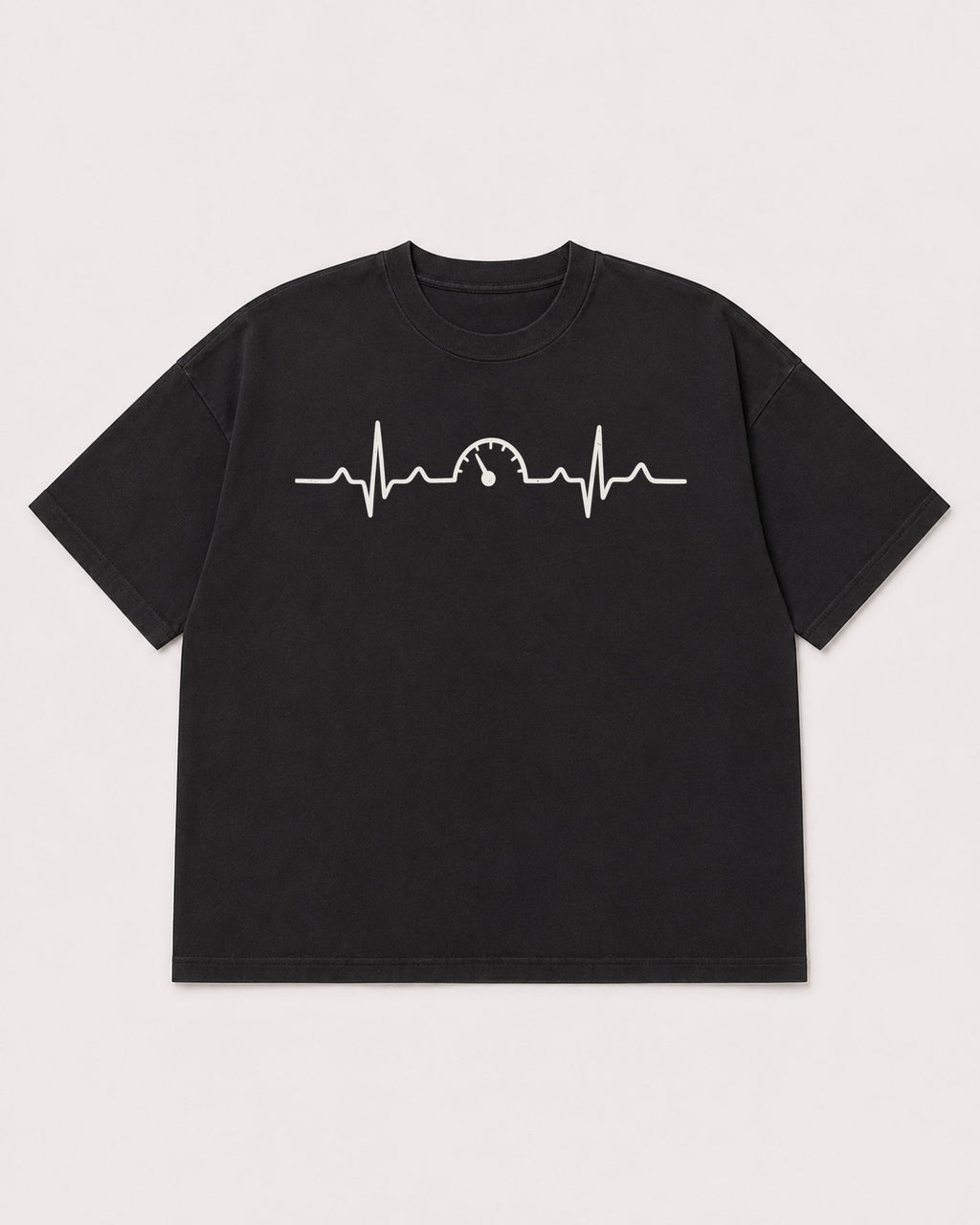 Mockup Boxy Heavyweight Tee Black product