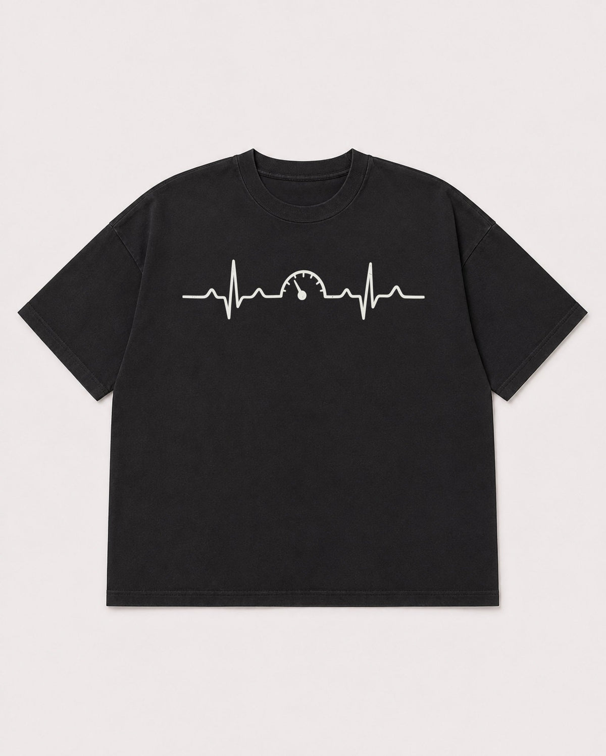 Mockup Boxy Heavyweight Tee Black product