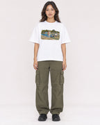 Mockup Boxy Heavyweight Tee White female full-body 02