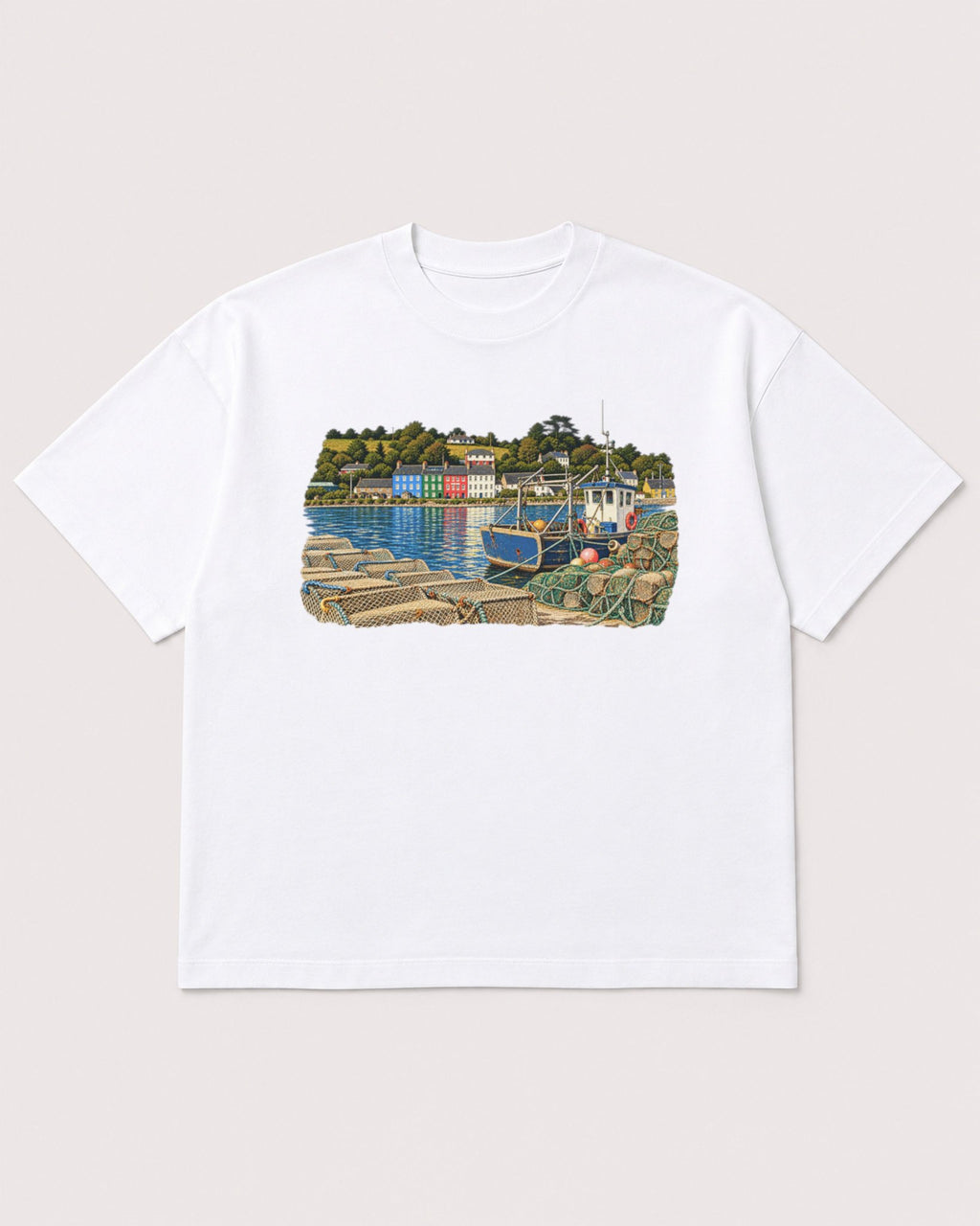 Mockup Boxy Heavyweight Tee White product