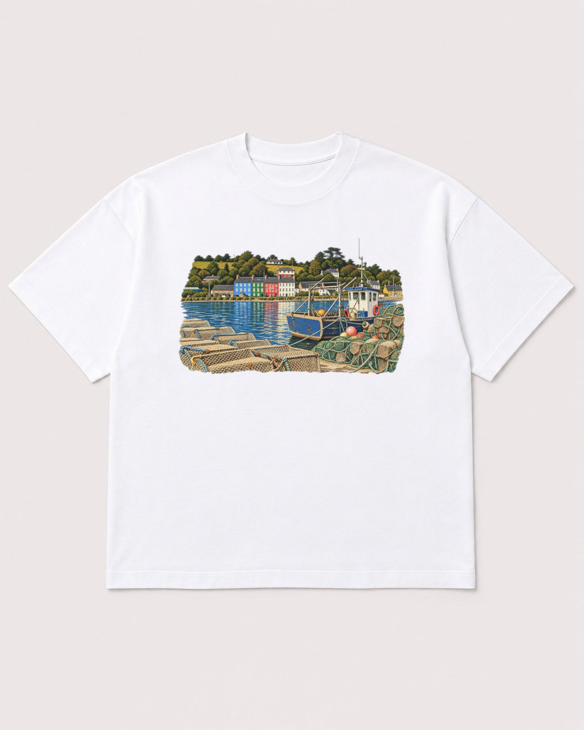 Mockup Boxy Heavyweight Tee White product