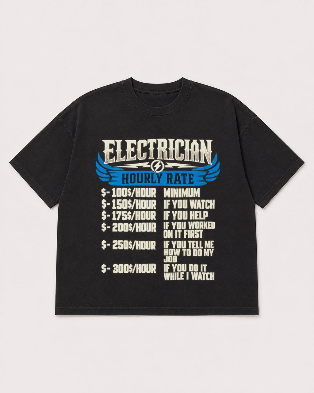 Mockup Boxy Heavyweight Tee Black product