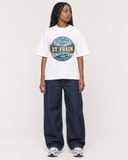 Mockup Boxy Heavyweight Tee White female full-body 04
