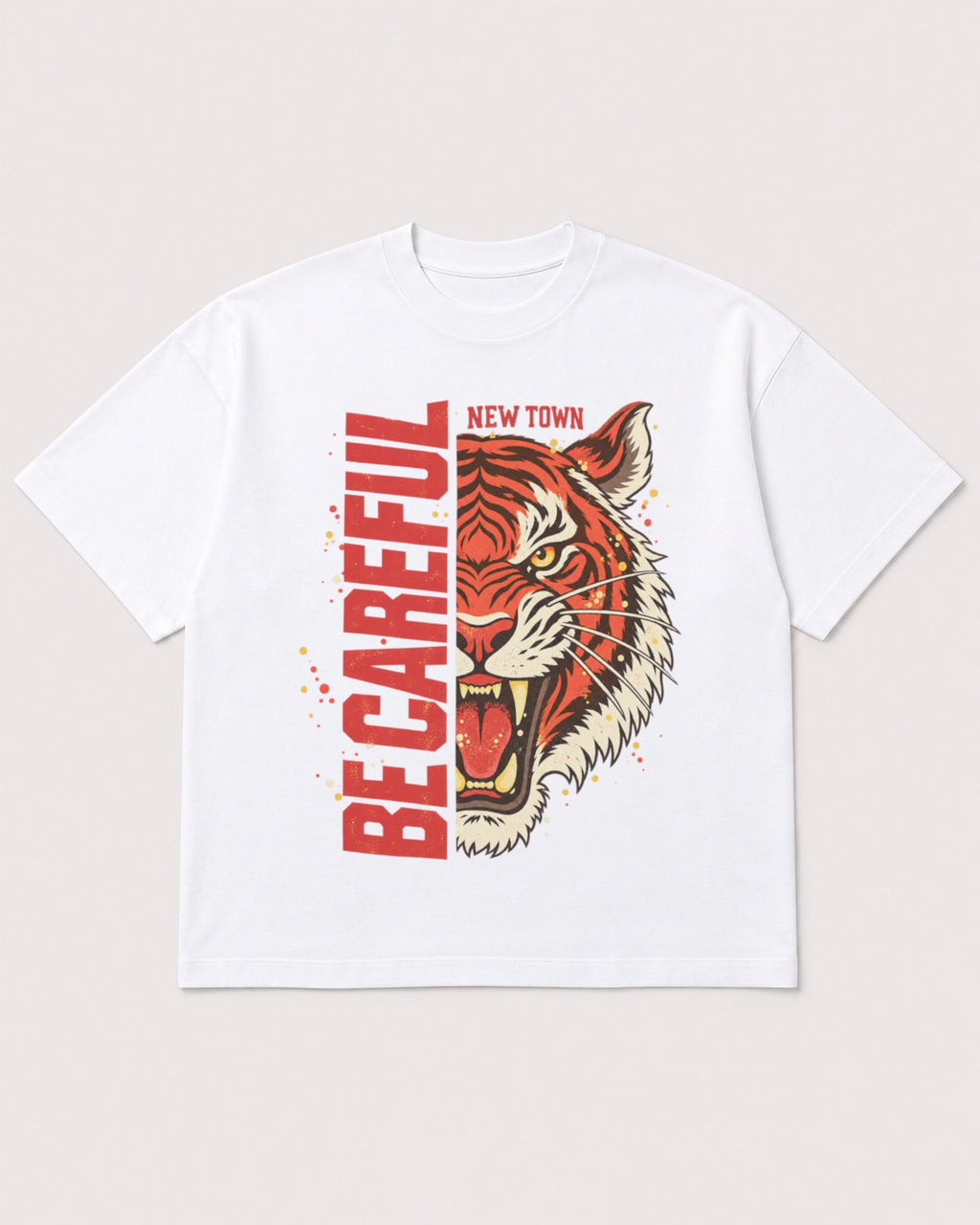 Mockup Boxy Heavyweight Tee White product