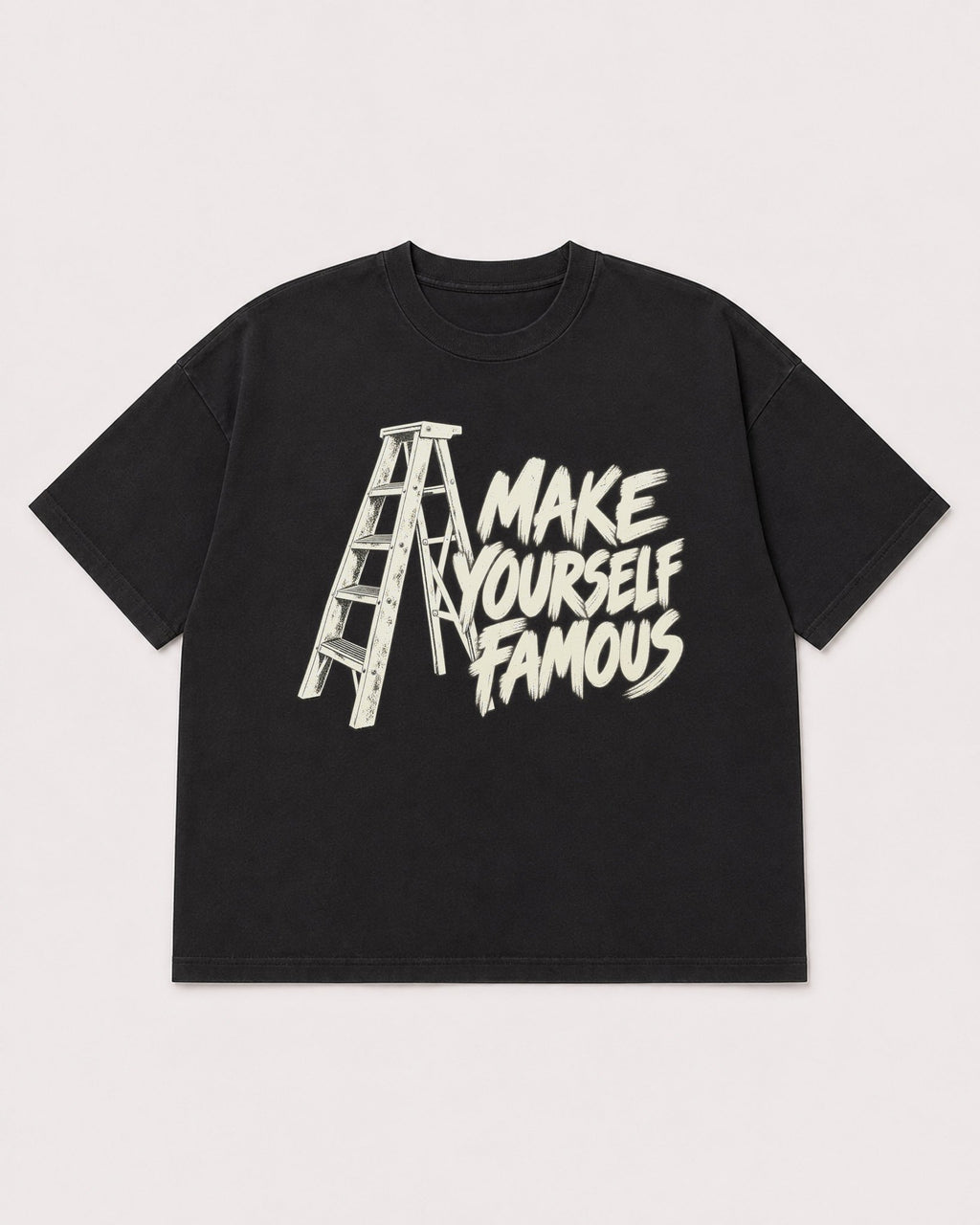Mockup Boxy Heavyweight Tee Black product