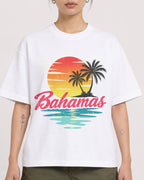 Mockup Boxy Heavyweight Tee White female close-up 12