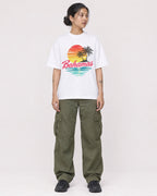 Mockup Boxy Heavyweight Tee White female full-body 12
