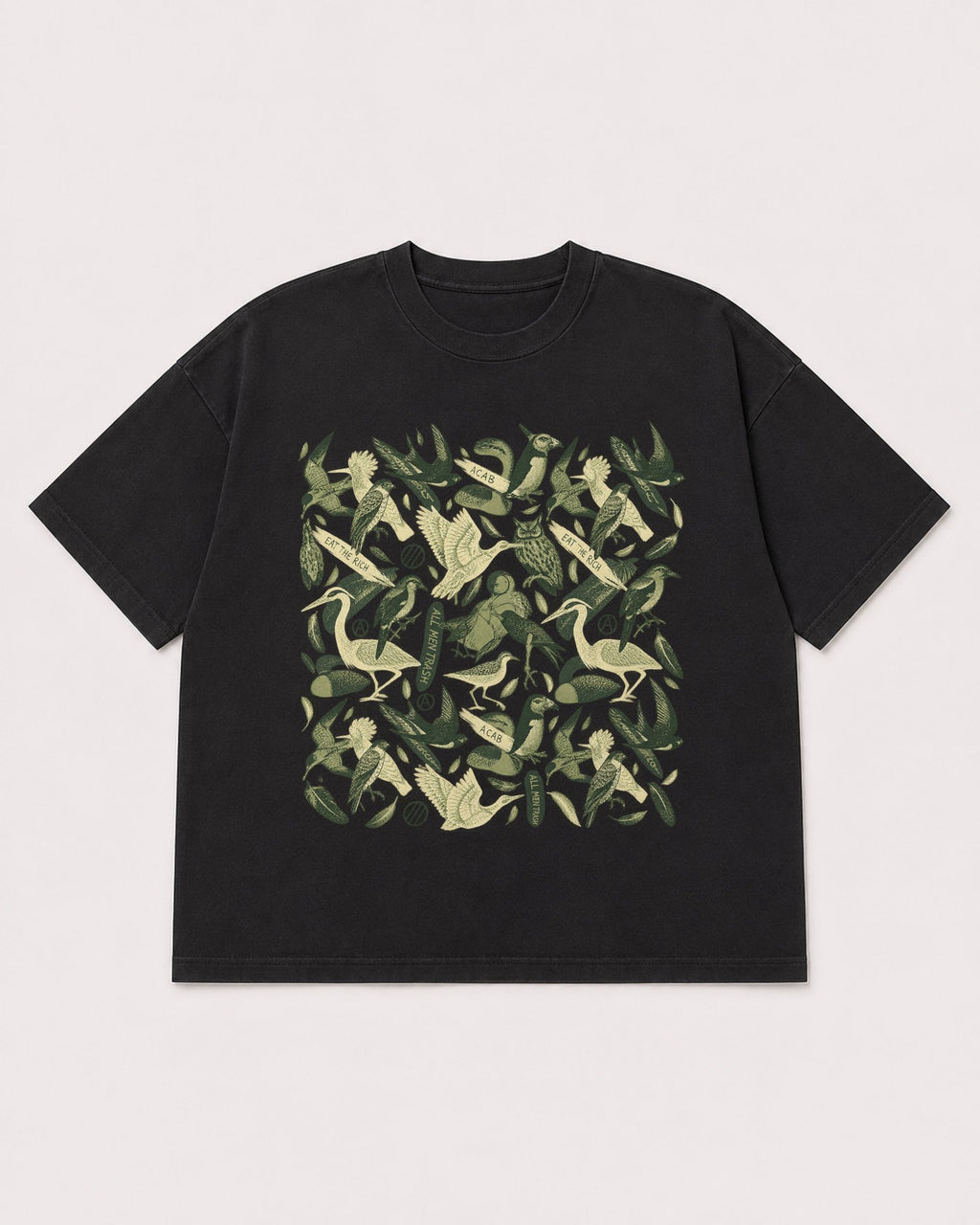 Mockup Boxy Heavyweight Tee Black product