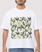 Mockup Boxy Heavyweight Tee White male close-up 02