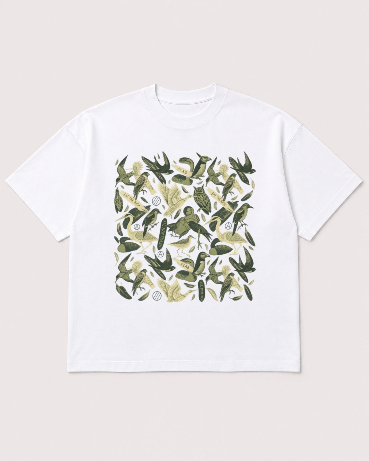 Mockup Boxy Heavyweight Tee White product
