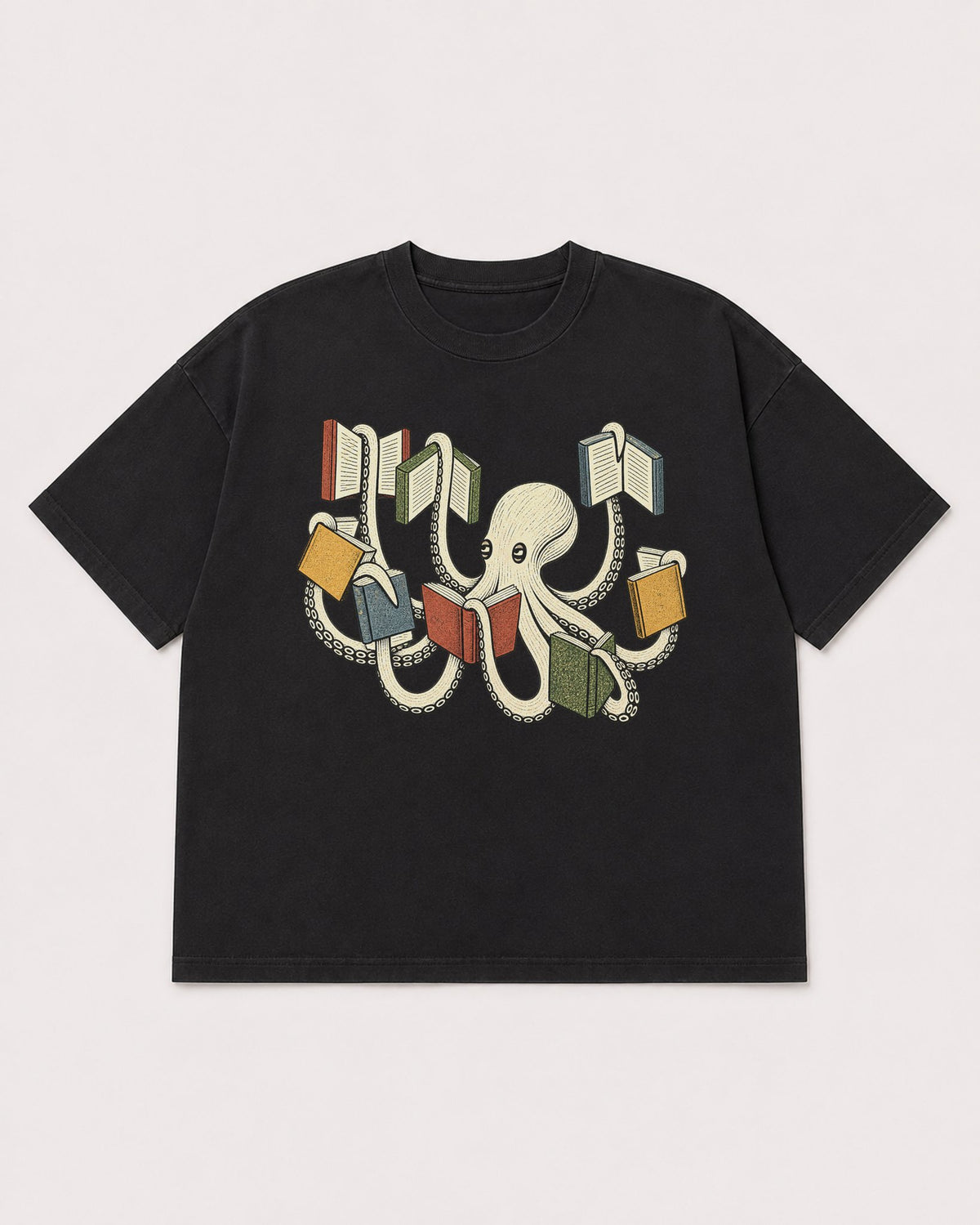 Mockup Boxy Heavyweight Tee Black product