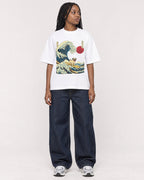 Mockup Boxy Heavyweight Tee White female full-body 04