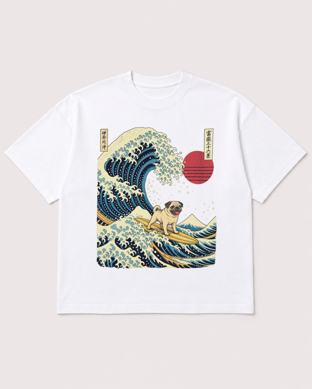 Mockup Boxy Heavyweight Tee White product