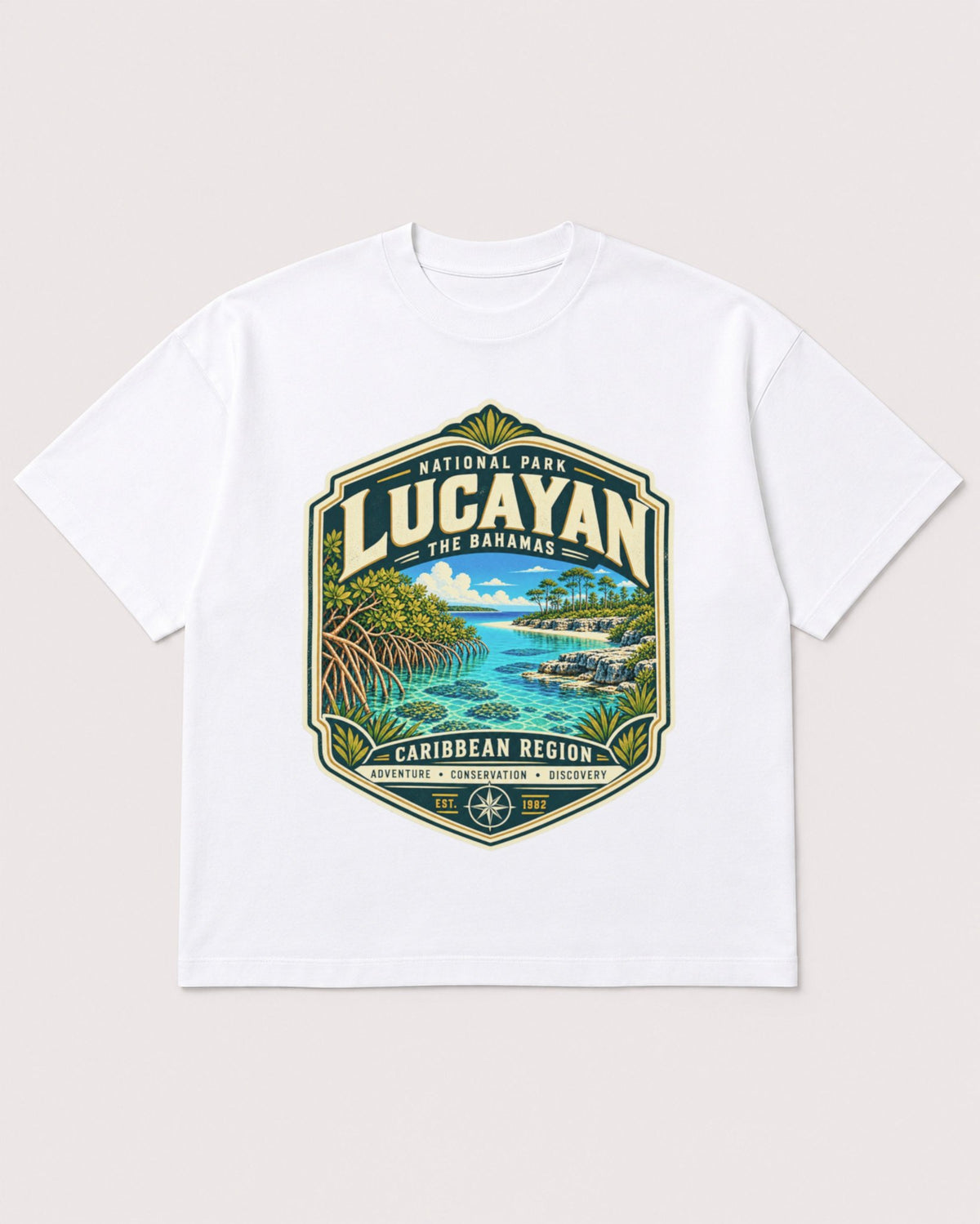 Mockup Boxy Heavyweight Tee White product