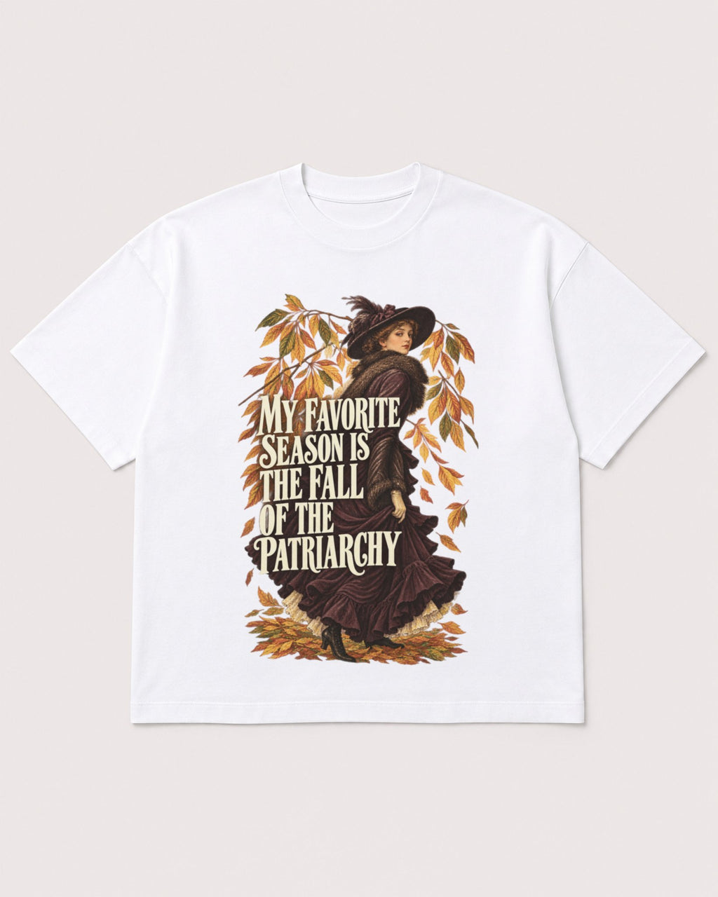 Mockup Boxy Heavyweight Tee White product