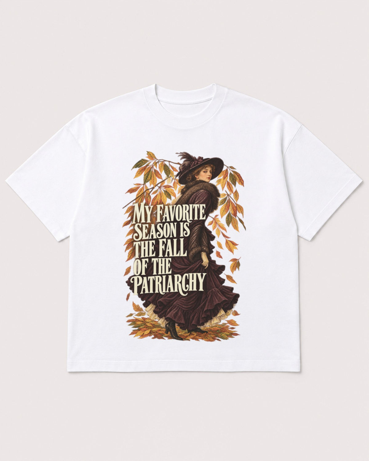 Mockup Boxy Heavyweight Tee White product