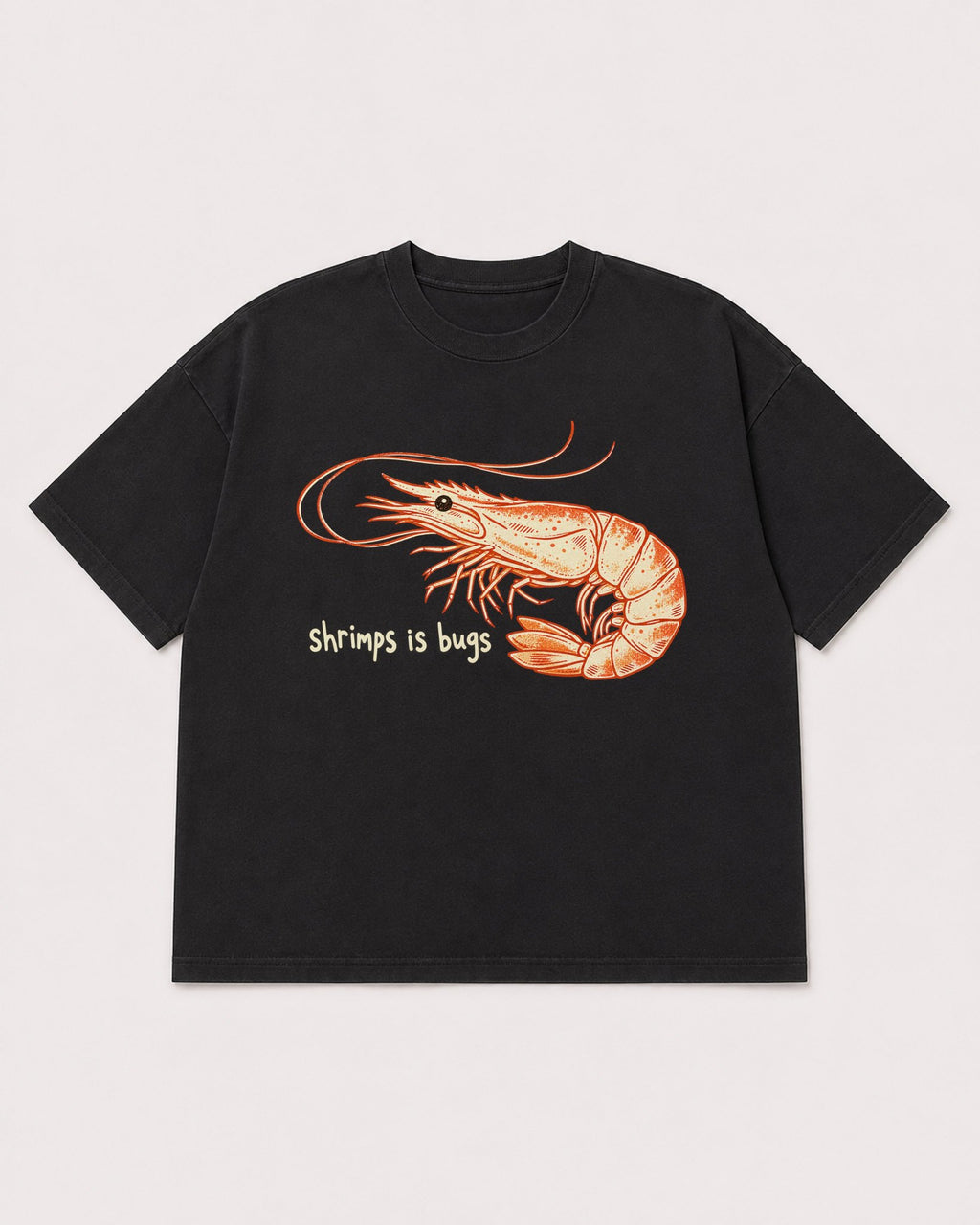 Mockup Boxy Heavyweight Tee Black product
