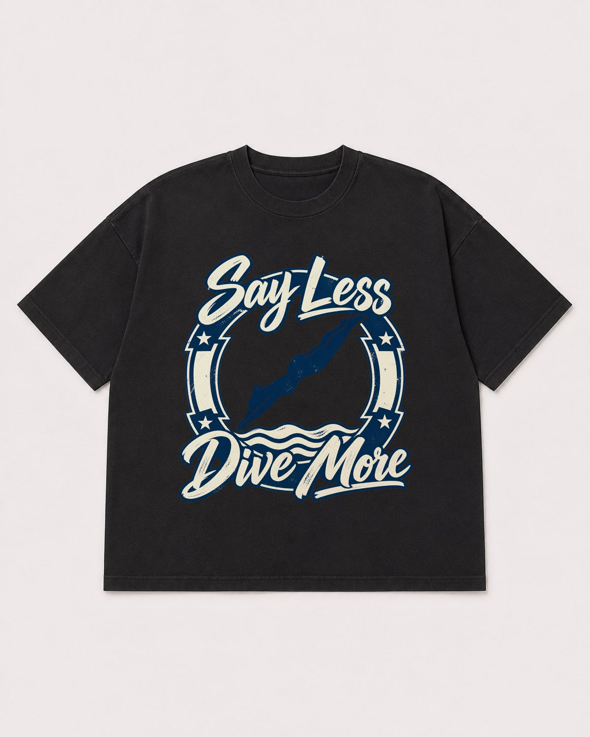 Mockup Boxy Heavyweight Tee Black product