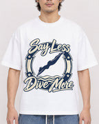 Mockup Boxy Heavyweight Tee White male close-up 03