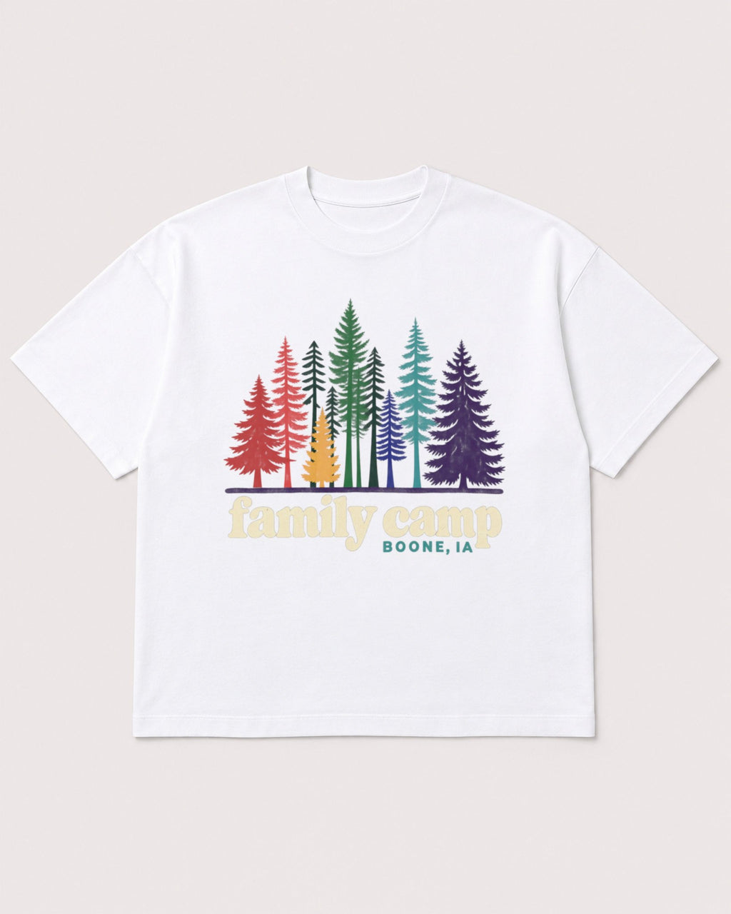 Mockup Boxy Heavyweight Tee White product