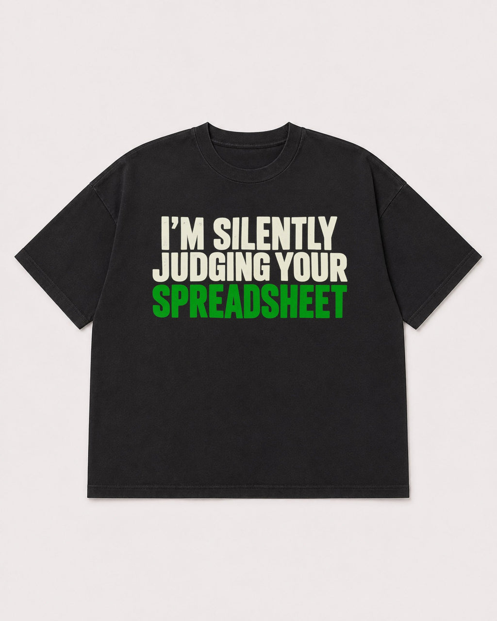 Mockup Boxy Heavyweight Tee Black product