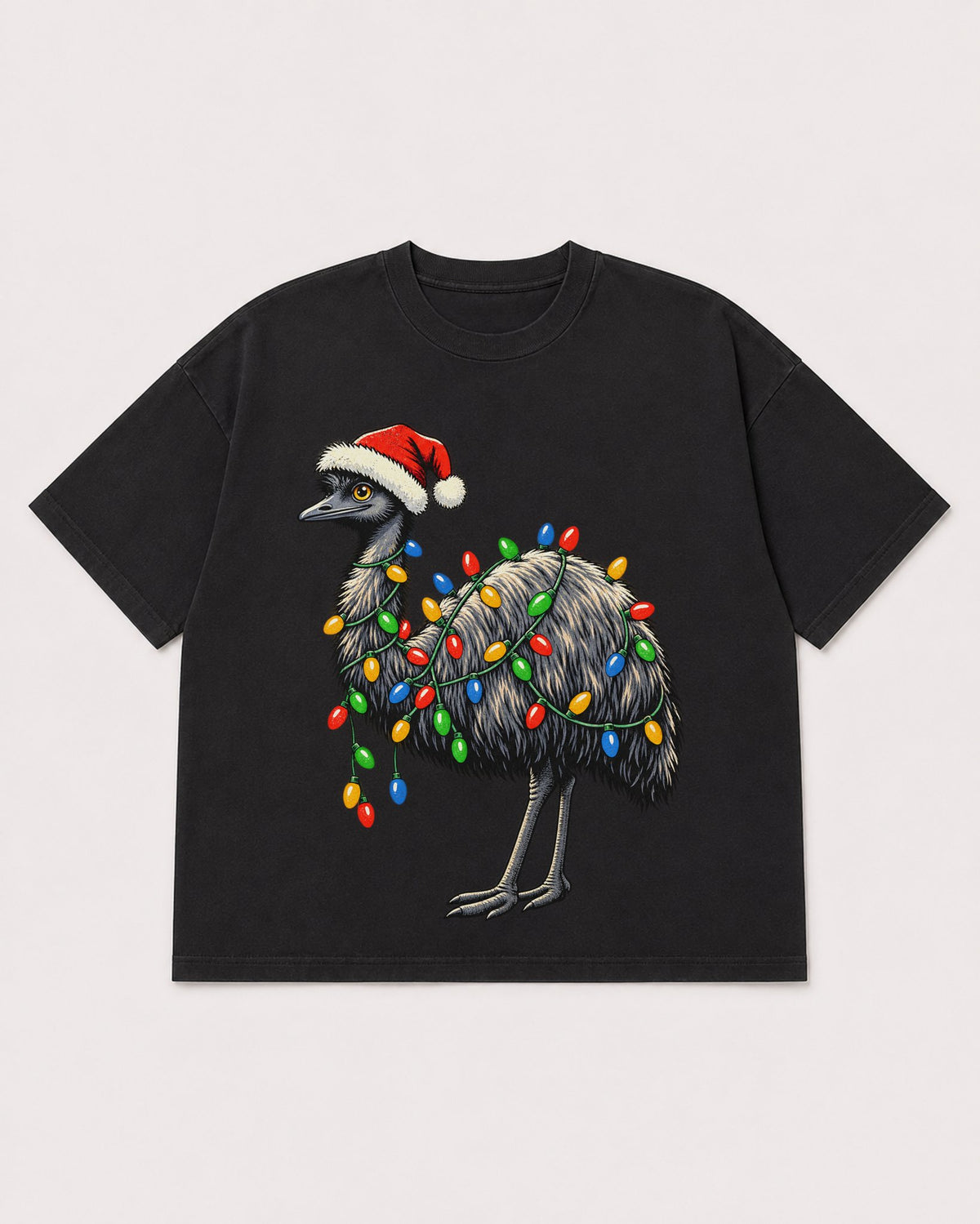 Mockup Boxy Heavyweight Tee Black product