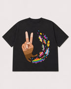 Mockup Boxy Heavyweight Tee Black product