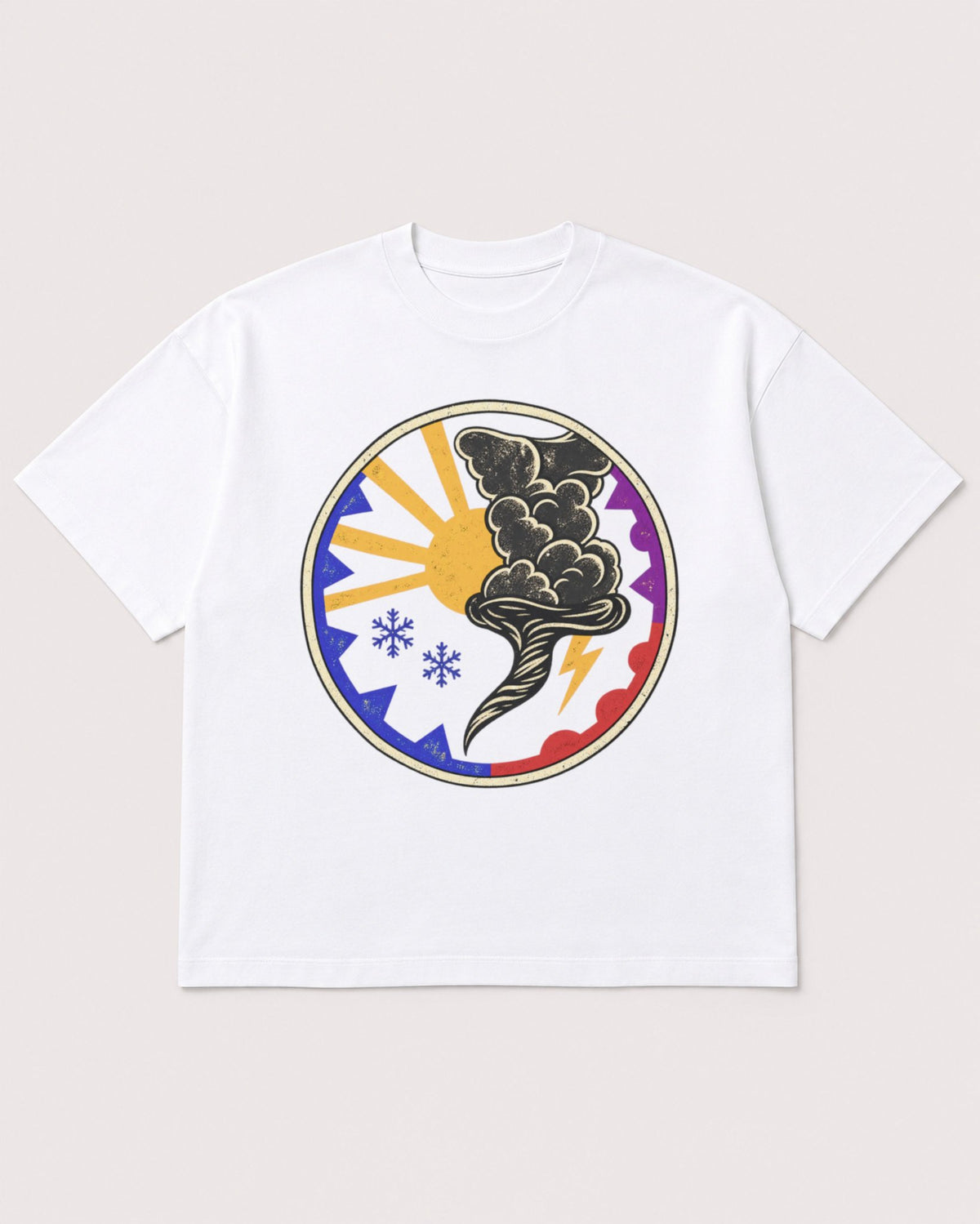 Mockup Boxy Heavyweight Tee White product