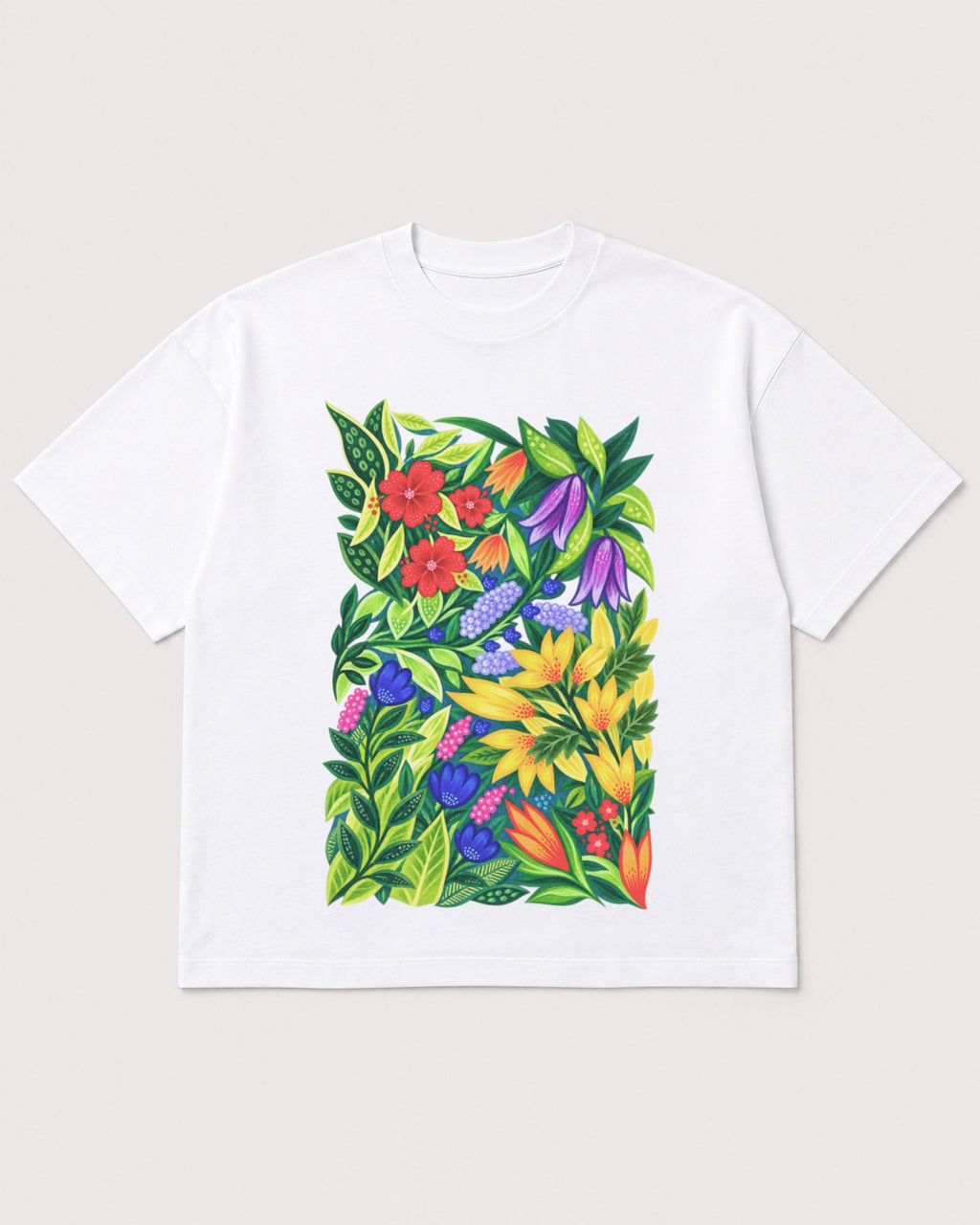 Mockup Boxy Heavyweight Tee White product