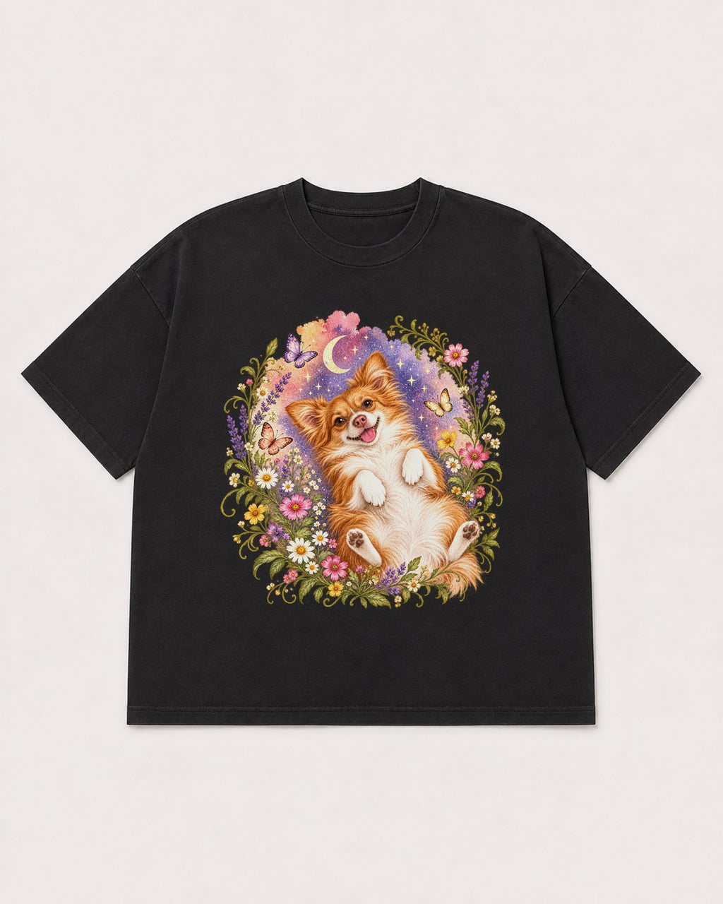 Mockup Boxy Heavyweight Tee Black product