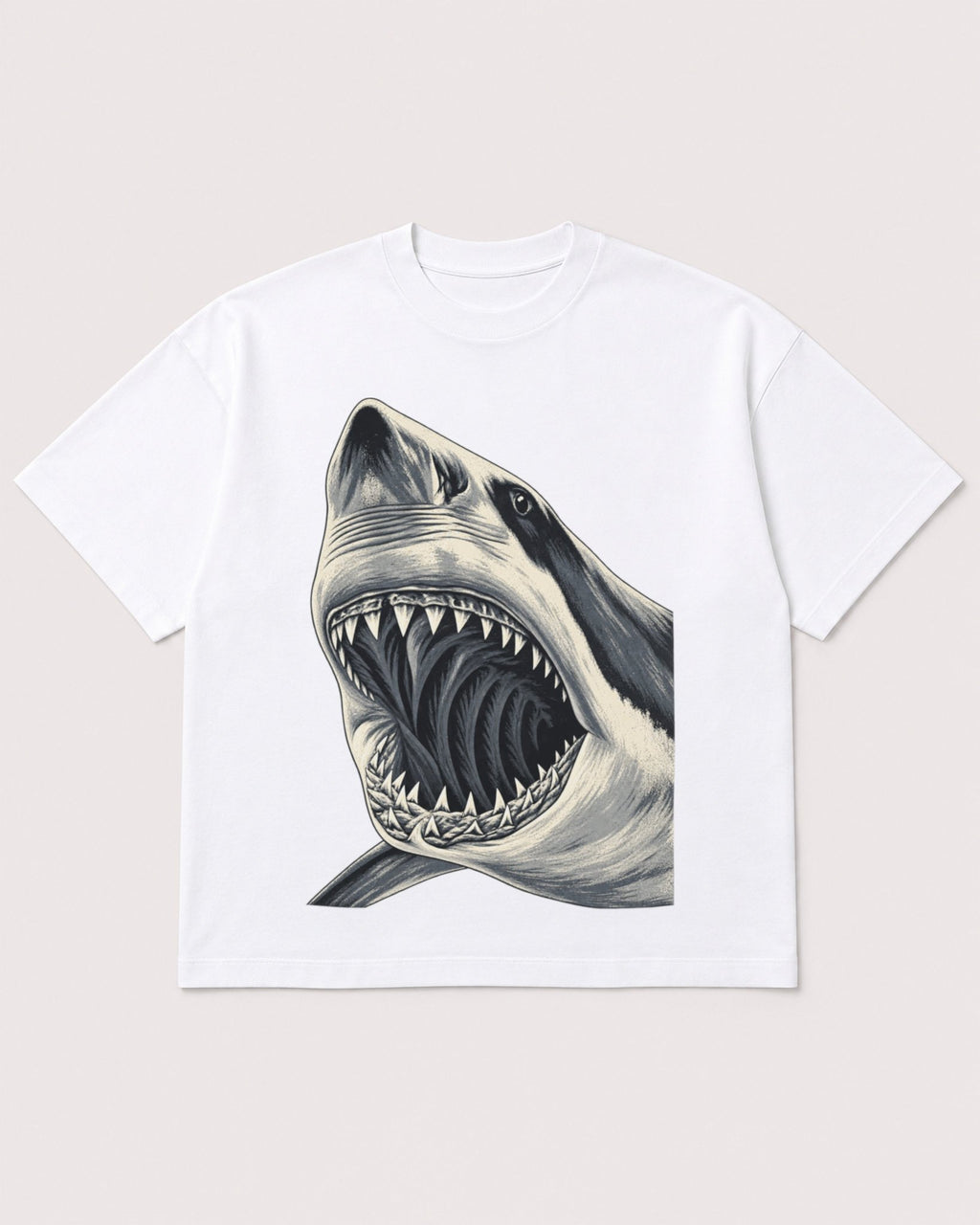 Mockup Boxy Heavyweight Tee White product