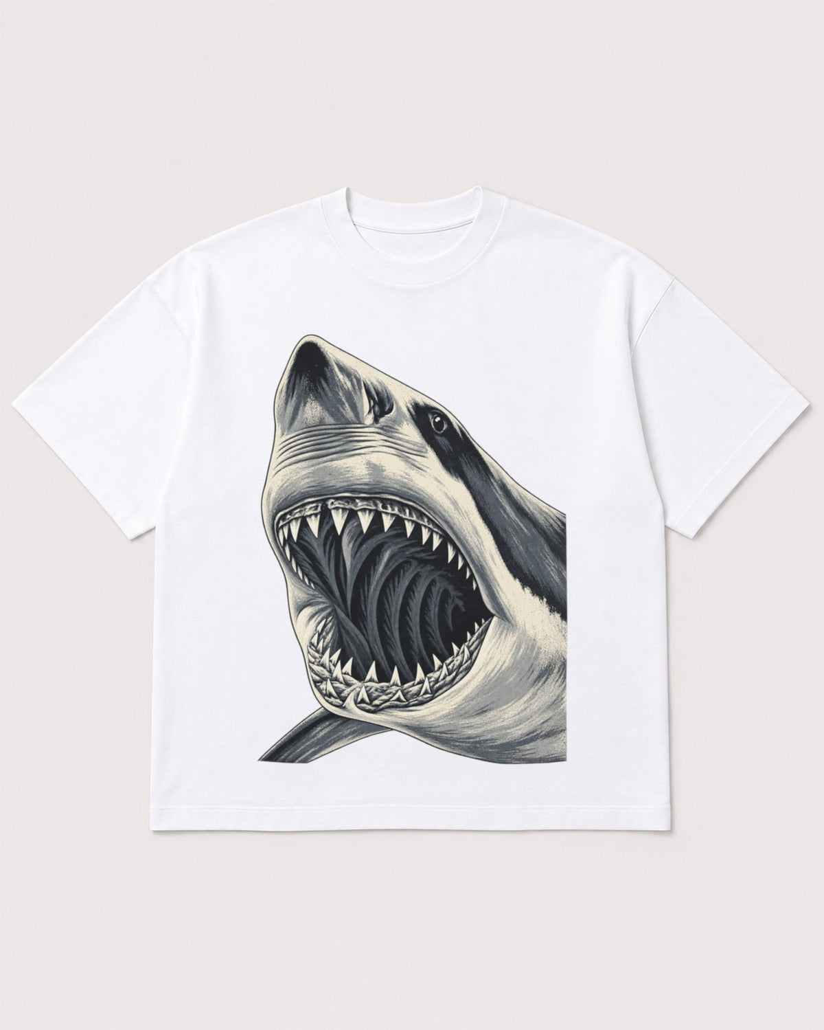 Mockup Boxy Heavyweight Tee White product