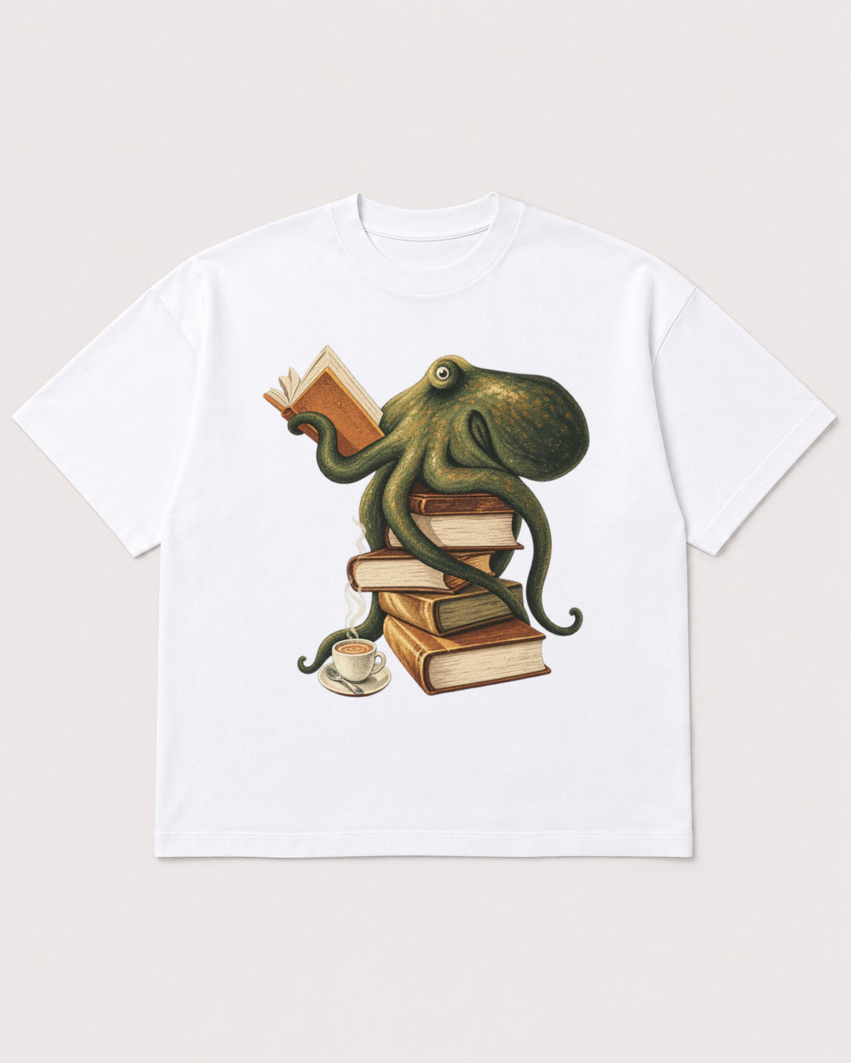 Mockup Boxy Heavyweight Tee White product