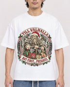 Mockup Boxy Heavyweight Tee White male close-up 03
