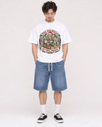 Mockup Boxy Heavyweight Tee White male full-body 03