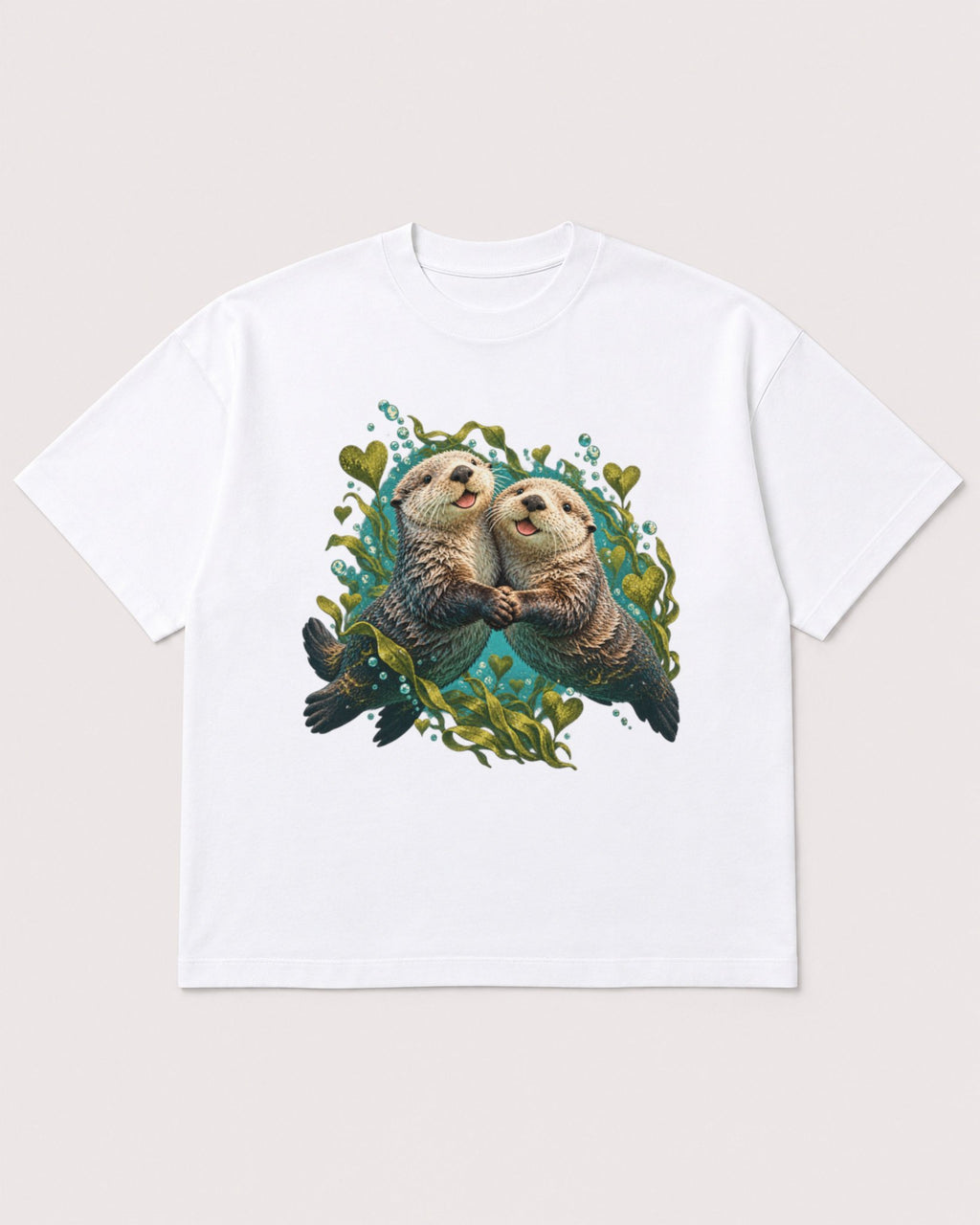 Mockup Boxy Heavyweight Tee White product