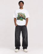 Mockup Boxy Heavyweight Tee White male full-body 05