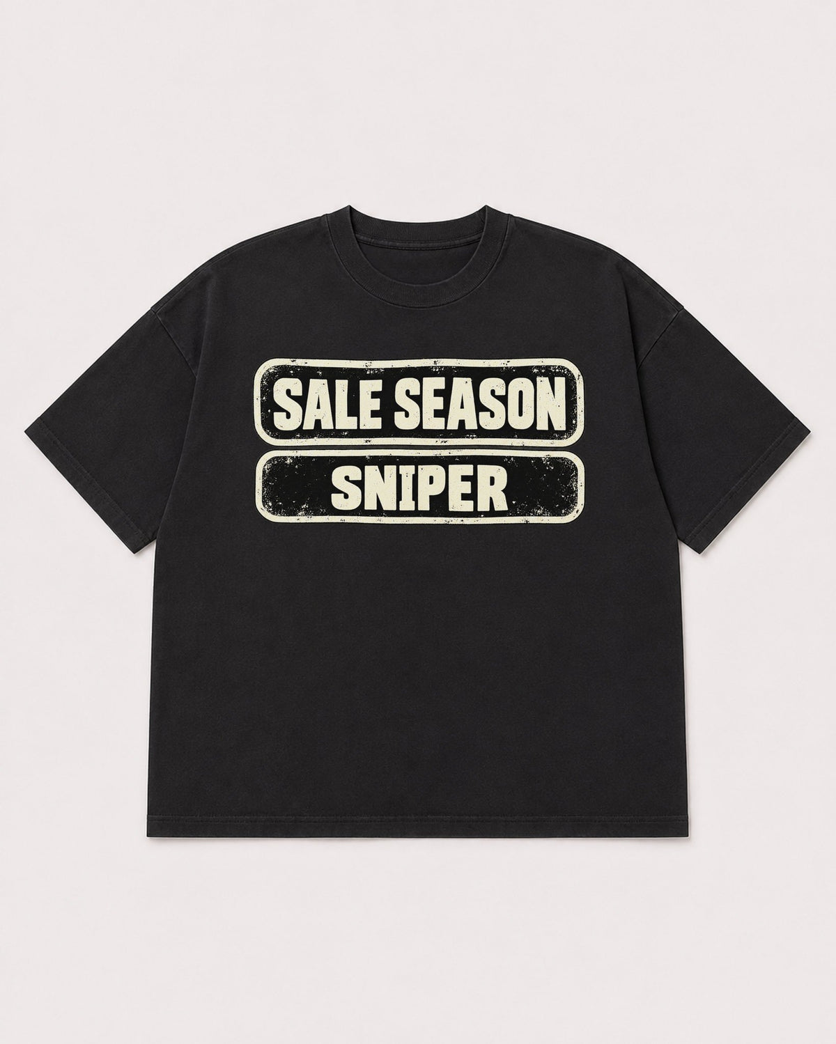 Mockup Boxy Heavyweight Tee Black product