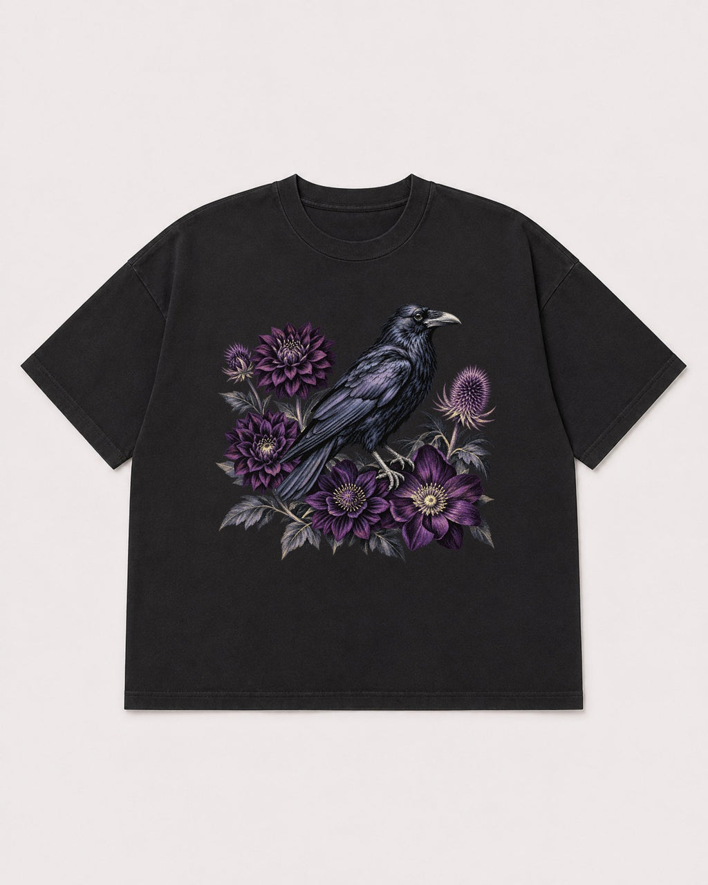 Mockup Boxy Heavyweight Tee Black product