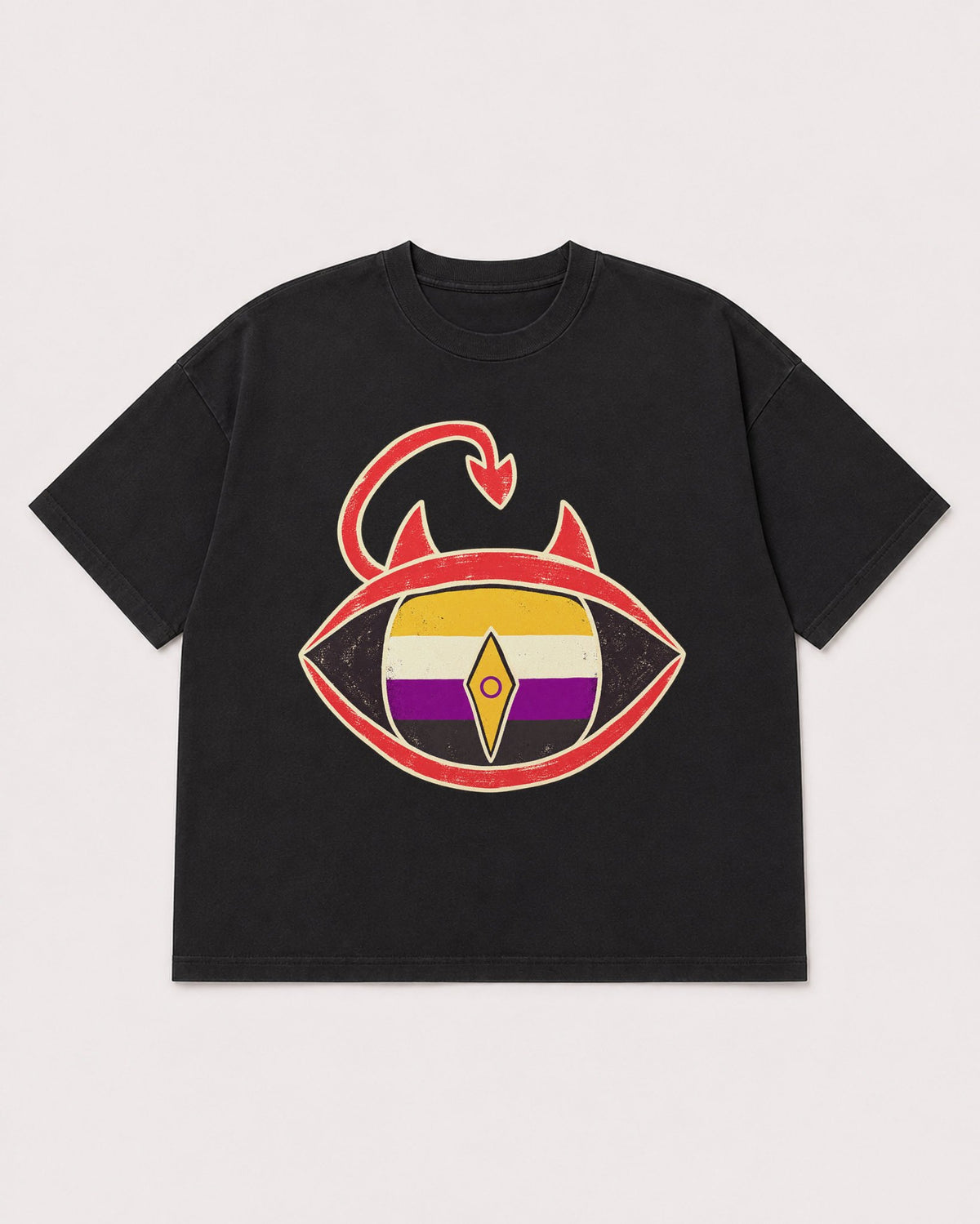 Mockup Boxy Heavyweight Tee Black product