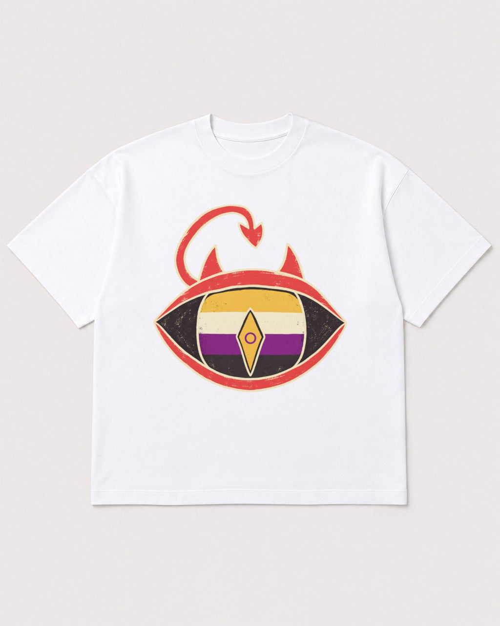 Mockup Boxy Heavyweight Tee White product