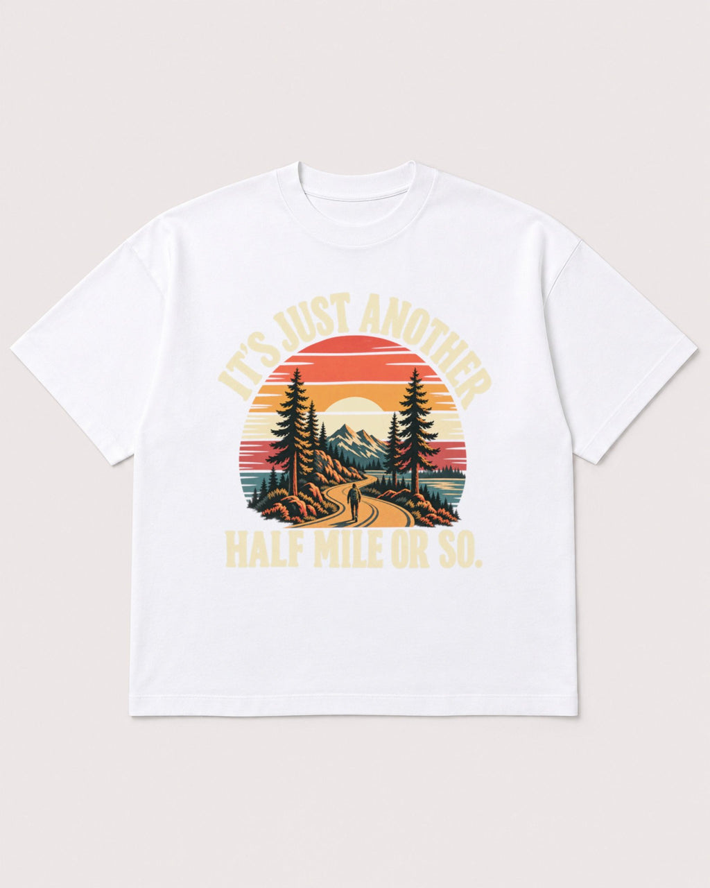 Mockup Boxy Heavyweight Tee White product