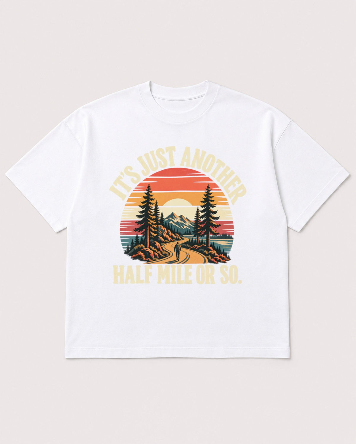 Mockup Boxy Heavyweight Tee White product