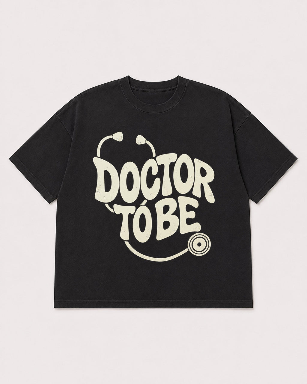 Mockup Boxy Heavyweight Tee Black product
